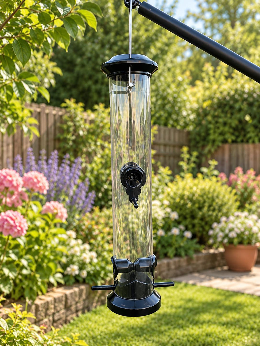 Medusa Bird Feeder Defender with Metal Seed Feeder Included