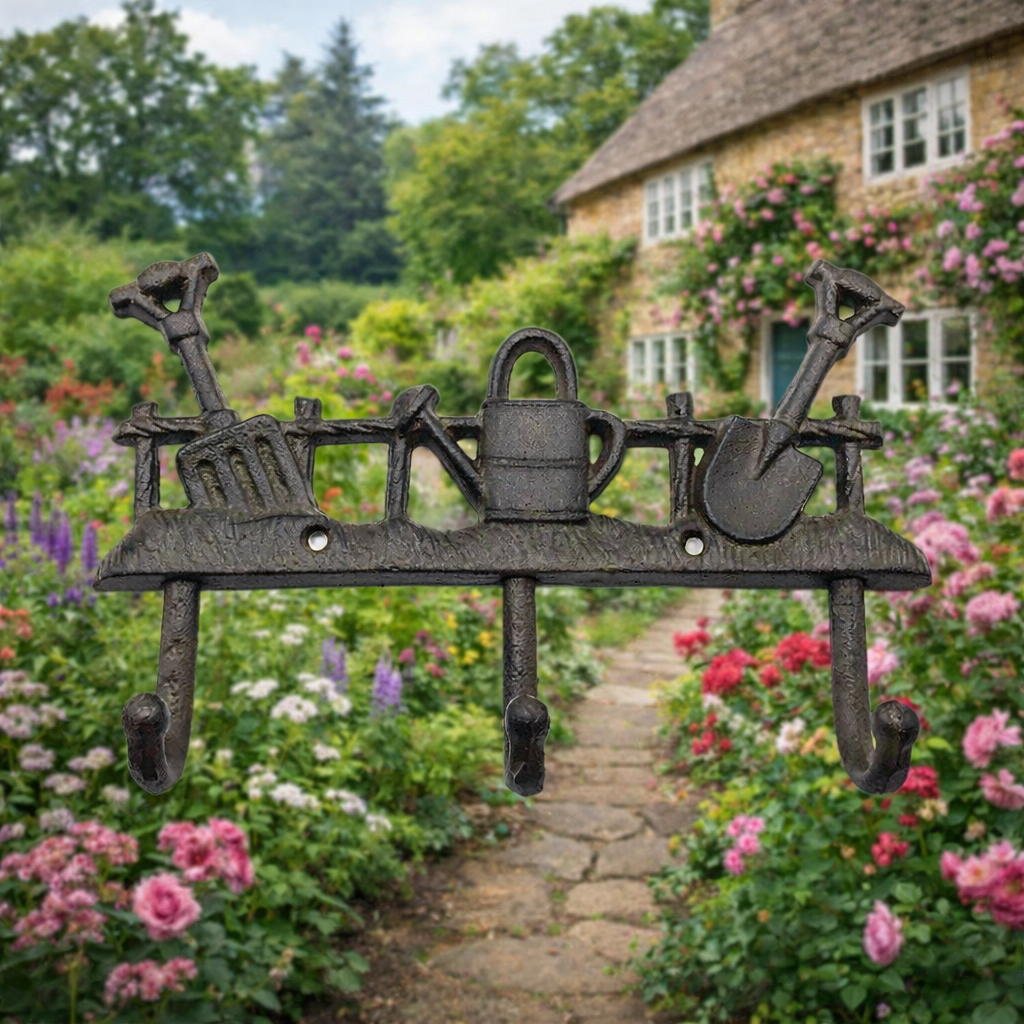 Cast Iron Garden Coat Hook