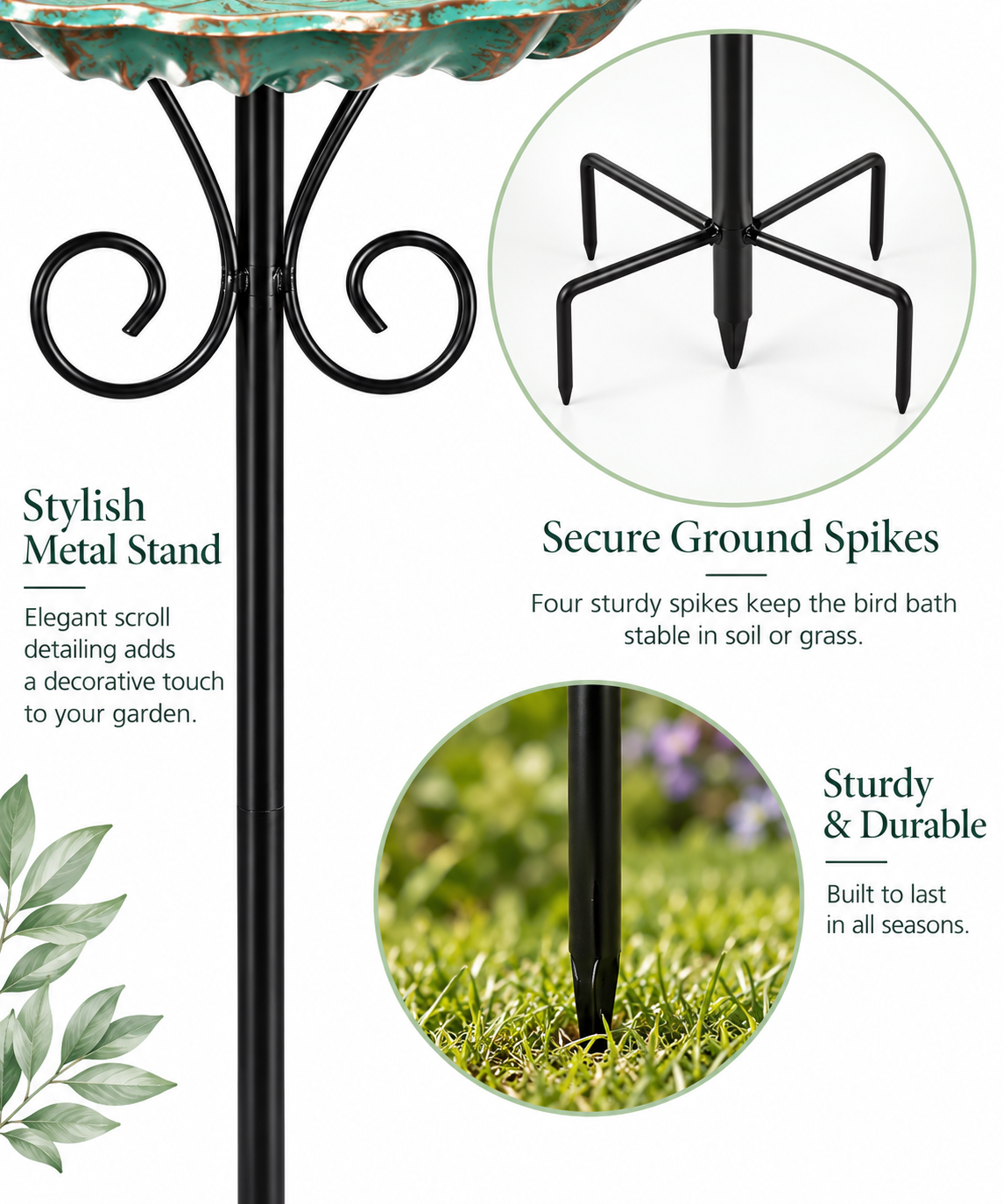 Elegance Bird Bath