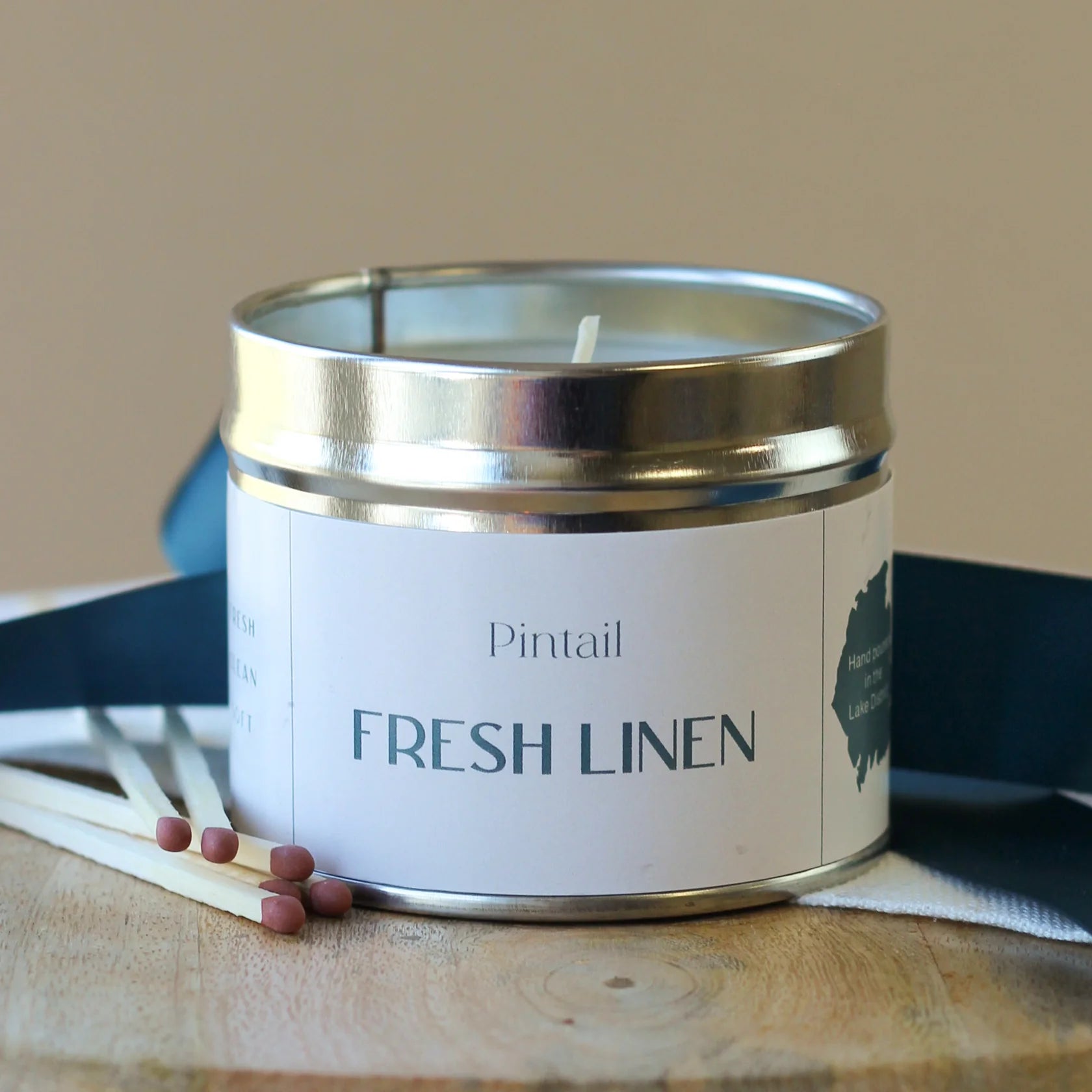 Candle by Pintail - Fresh Linen Classic Tin Candle