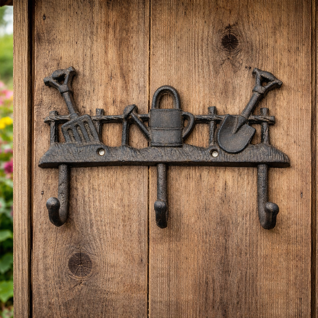 Cast Iron Garden Coat Hook