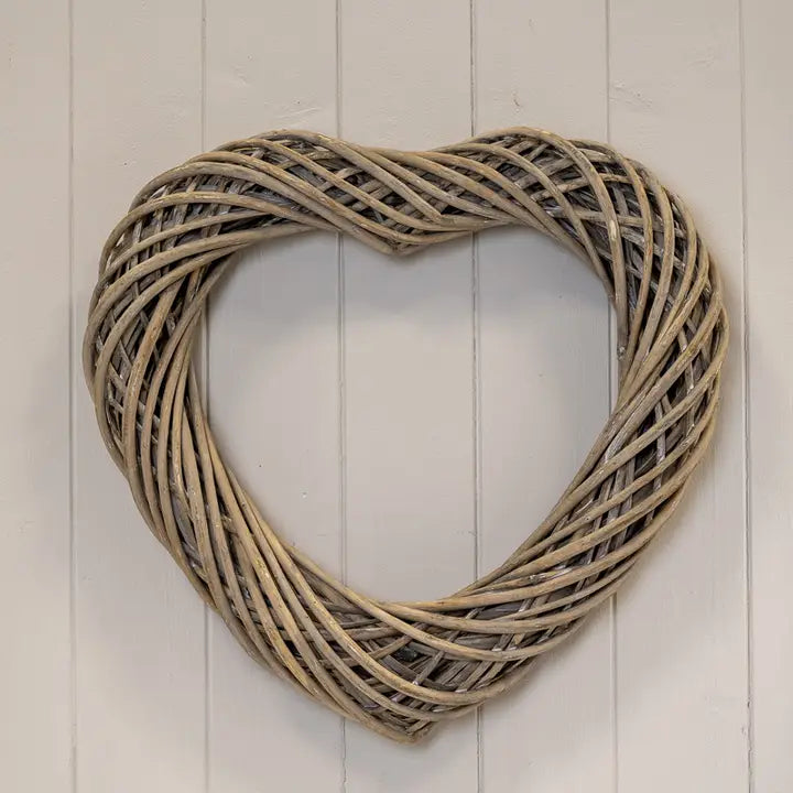 Hanging Willow Wreath and Candle Set